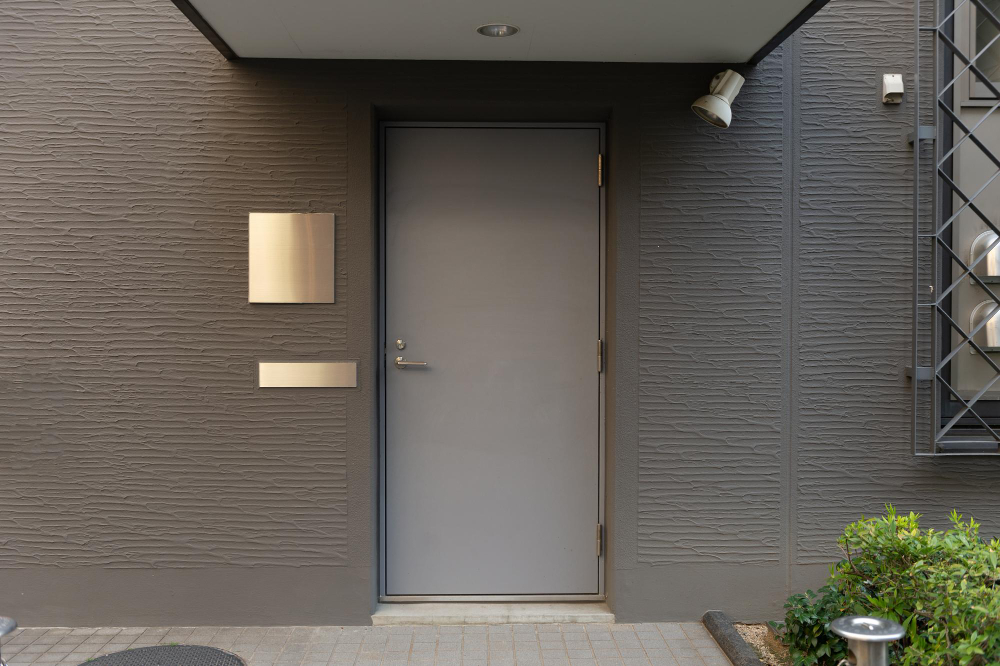 Racine Solid Steel Front Door